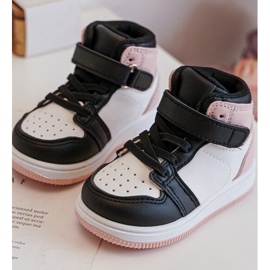 Chaussures de sport hautes pour enfants blanches et roses Teredite 2 Chaussures de sport hautes pour enfants blanches et roses Teredite 2