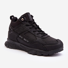 Bottes de trekking isolées pour hommes noires Big Star MM174164 le noir 1 Bottes de trekking isolées pour hommes noires Big Star MM174164 le noir 1