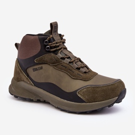 Chaussures de trekking isolées pour hommes vert Big Star MM174333 1