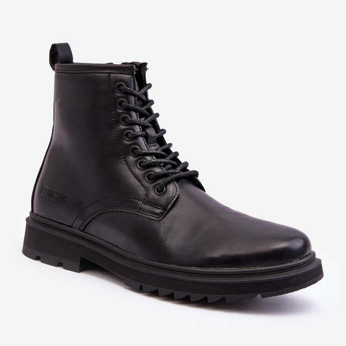 Bottes isolées Trappers avec fermeture éclair noir Big Star MM174080 1