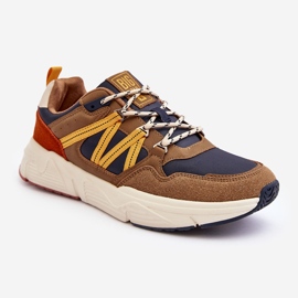 Chaussures de sport pour hommes en mousse à mémoire de forme multicolore Big Star MM174272 brun 1 Chaussures de sport pour hommes en mousse à mémoire de forme multicolore Big Star MM174272 brun 1