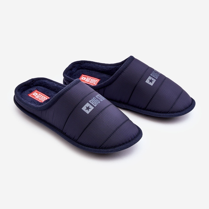 Pantoufles classiques bleu marine pour hommes Big Star KK174360 2