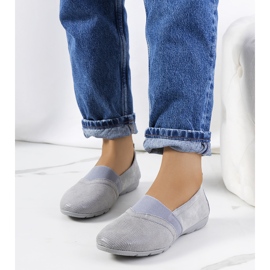 Baskets en cuir Boirs Gris 1