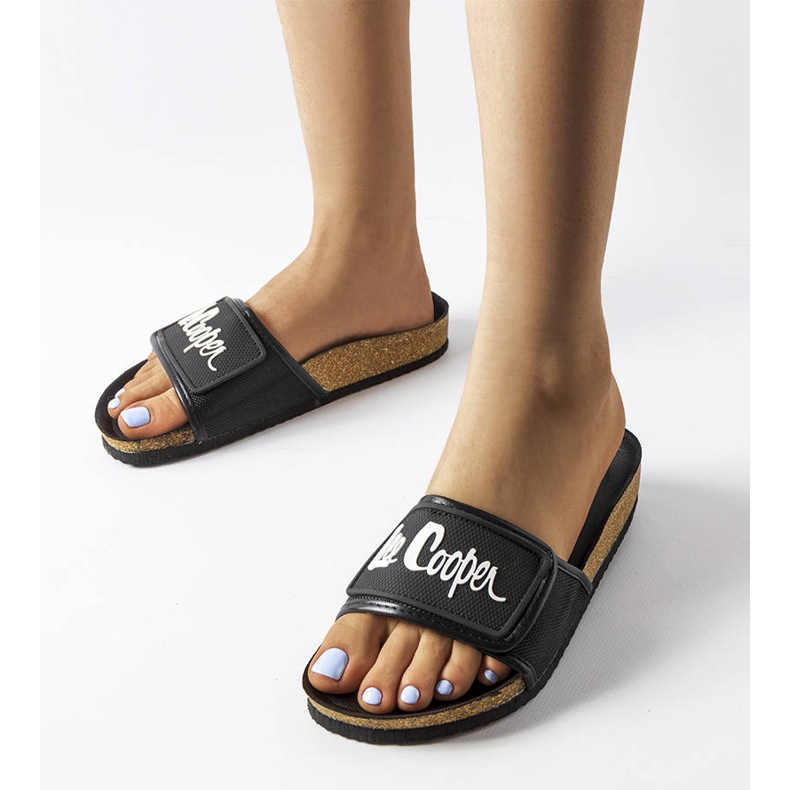 Lee Cooper LCW-22-35-1189L chaussons noirs le noir 1