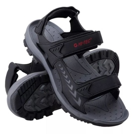 Sandales Hi-Tec Lubiser M 92800304837 le noir 1 Sandales Hi-Tec Lubiser M 92800304837 le noir 1