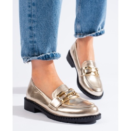 Chaussures dorées femme Shelovet d'or 1