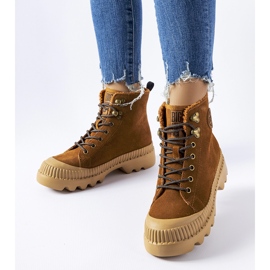 Travailleurs du cuir marron Big Star KK274520 brun 1