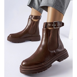 Bottes marron avec fermeture décorative de Jonesboro brun 1