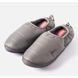 Big Star Pantoufles isolées grises pour hommes KK174362 1 Big Star Pantoufles isolées grises pour hommes KK174362 1