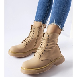 Inna Bottines Benvenuto classiques beige foncé 1
