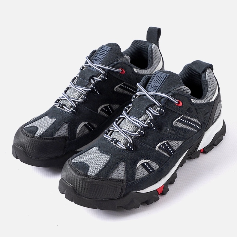 Chaussures de trekking grises Big Star KK174064 1
