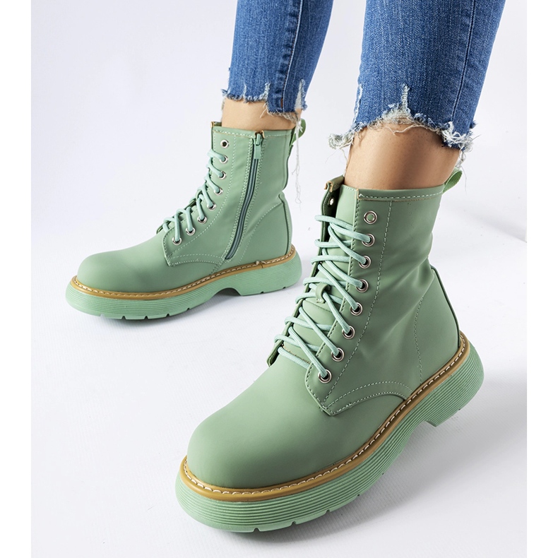 Inna Bottines Benvenuto classiques vertes 1