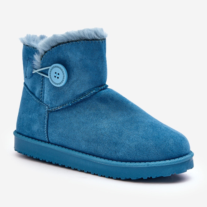 PS1 Bottes de neige isolées pour femme avec décoration, bleu Siriol 1