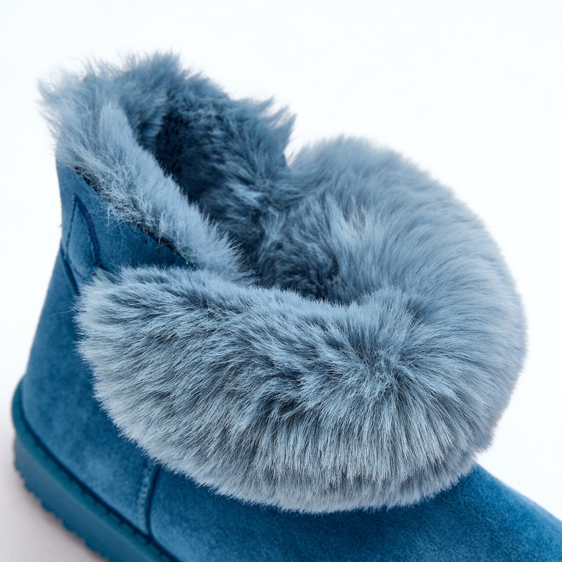 PS1 Bottes de neige isolées pour femme avec décoration, bleu Siriol 2