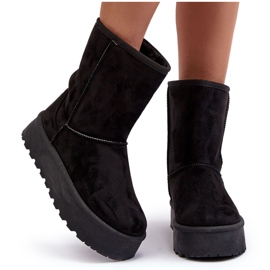 PS1 Bottes de neige isolées en fourrure Abrams noires pour femmes le noir 7