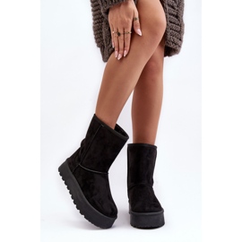 PS1 Bottes de neige isolées en fourrure Abrams noires pour femmes le noir 5