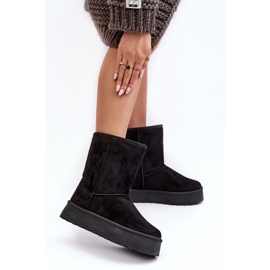 PS1 Bottes de neige isolées en fourrure Abrams noires pour femmes le noir 3