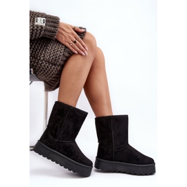 PS1 Bottes de neige isolées en fourrure Abrams noires pour femmes le noir 6