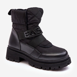 PS1 Bottes de neige isolées à fermeture éclair pour femmes noires Zeva 1