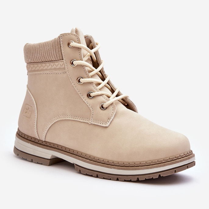 News Bottes Isolées En Cuir Pour Femme Beige Bimena 1