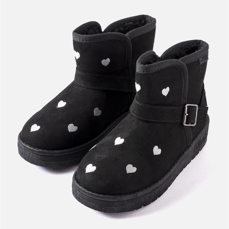 Bottes de neige noires pour enfants Big Star KK374243 le noir 1