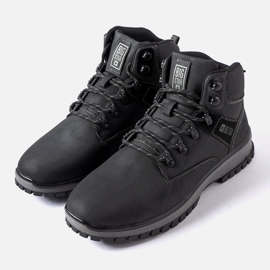 Bottines noires pour hommes Big Star MM174019 le noir 1