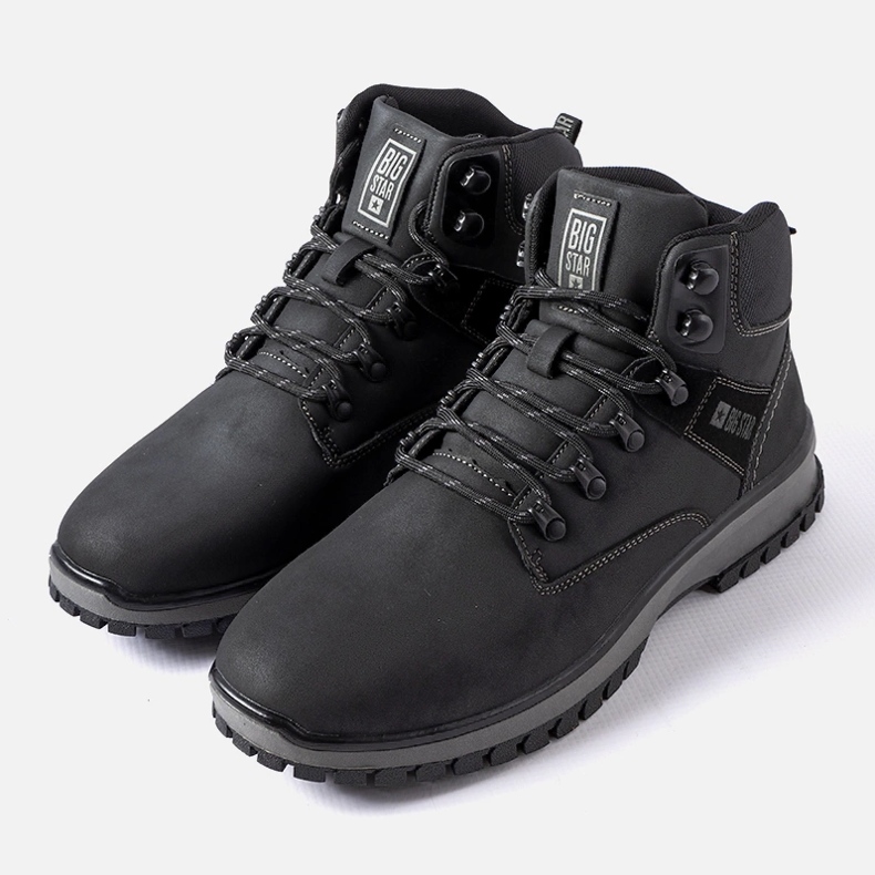 Bottines noires pour hommes Big Star MM174019 1