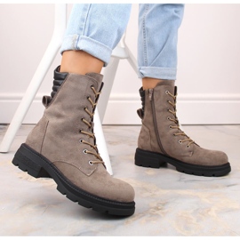 Jezzi RMR2221-17 bottes isolées pour femmes beige 2