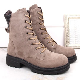 Jezzi RMR2221-17 bottes isolées pour femmes beige 5