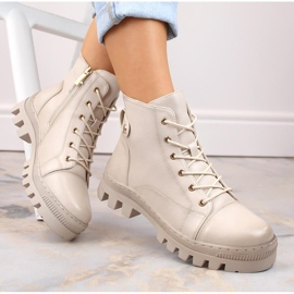 Bottines femme beiges Potocki SZ12168 1 Bottines femme beiges Potocki SZ12168 1