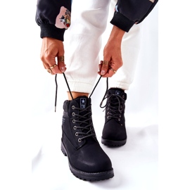 News Bottines trappeur doublées de fourrure pour femme, noir 4