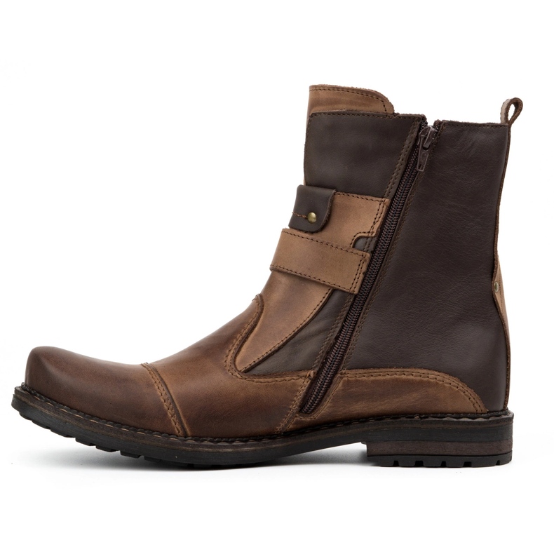 Olivier Bottes homme en cuir 82KZ marron brun 1