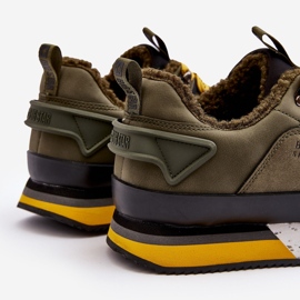 Chaussures de sport isolées pour hommes kaki Big Star MM174109 vert 2