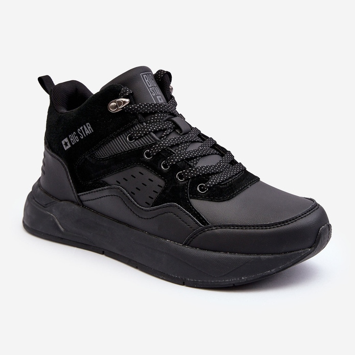 Chaussures de sport isolées pour hommes noires Big Star MM174161 1