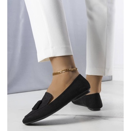 PA1 Ballerines en éco-daim noir Cillian le noir 2