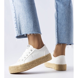 Espadrilles blanches Lee Cooper LCW-23-31-1796L 1