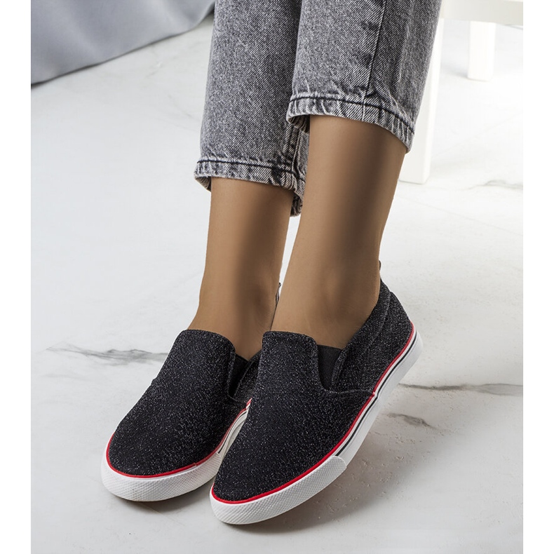 Baskets femme Ryza noires 2