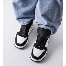 Baskets montantes noires Elizabeth le noir 1 Baskets montantes noires Elizabeth le noir 1