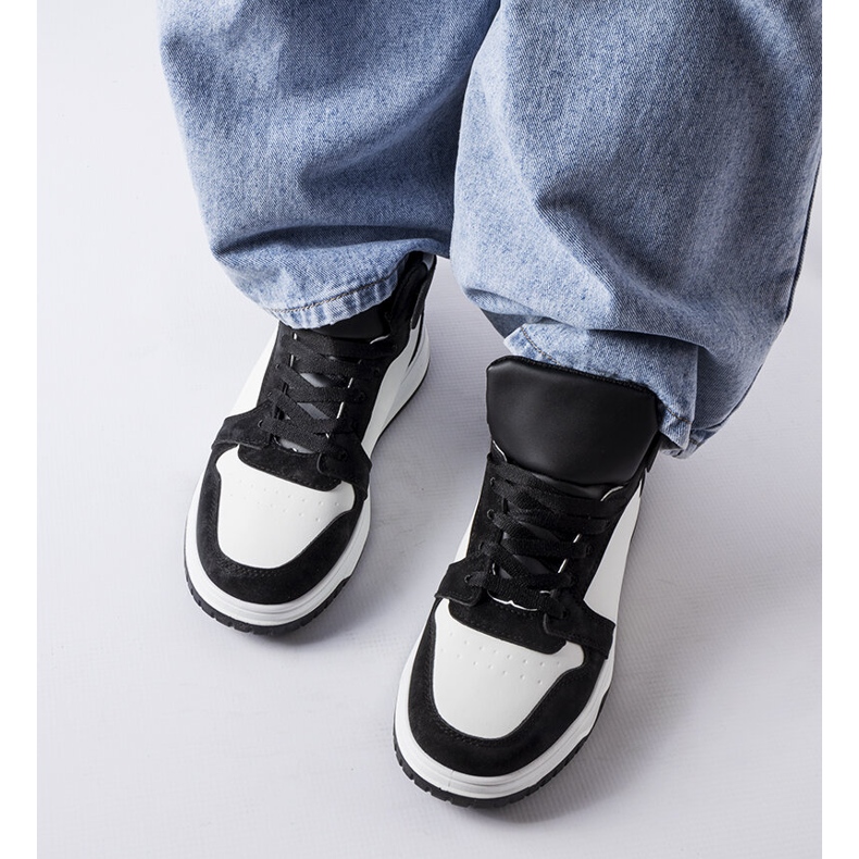 Baskets montantes noires Elizabeth 1