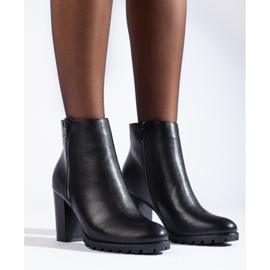 SHELOVET Bottes classiques pour femmes sur le poteau de Potocki noir 1