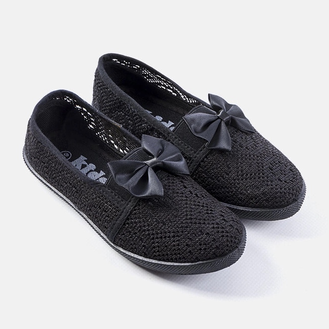 Sandales noires pour enfants de Bubby 1