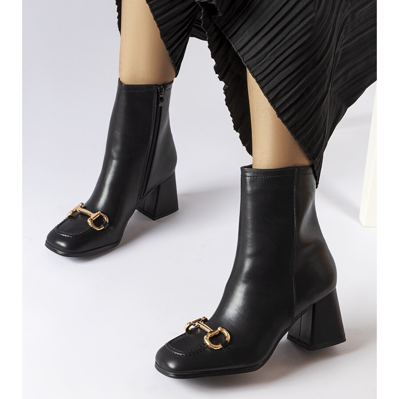 Bottines noires de Castione 1