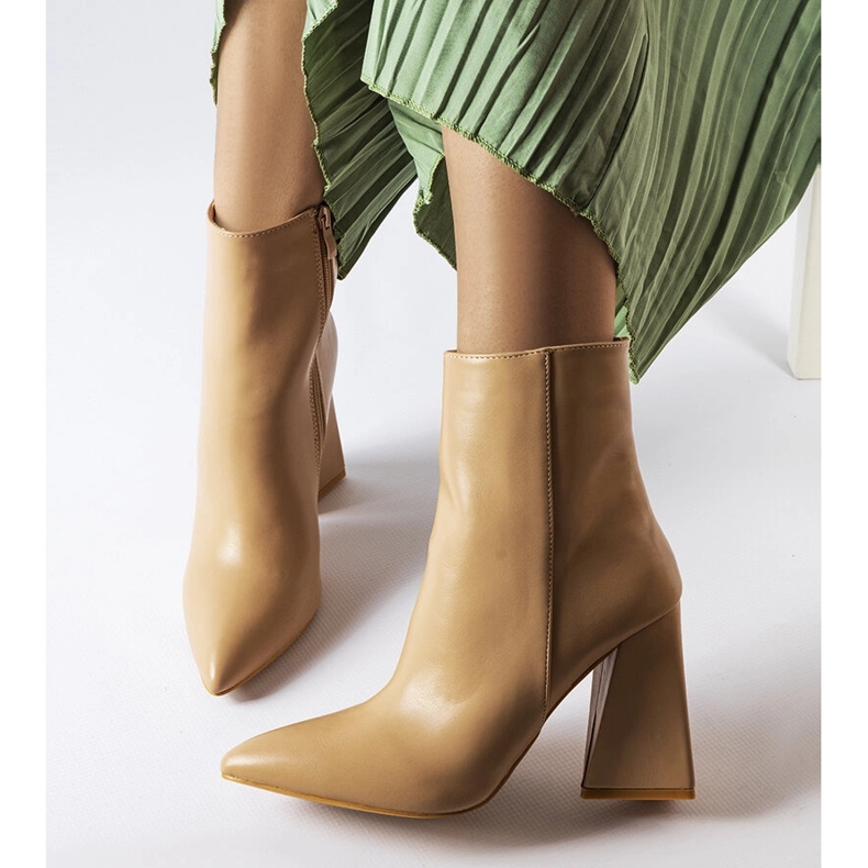 Bottines beiges Abelina 1 Bottines beiges Abelina 1