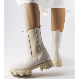 Bottes de travail beiges de Vallejo 1 Bottes de travail beiges de Vallejo 1