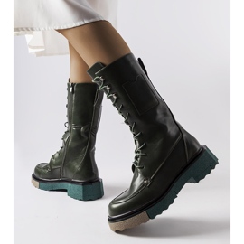 Bottes hautes vertes Nebida 1