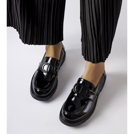 Inna Mocassins Scranton vernis noirs 1