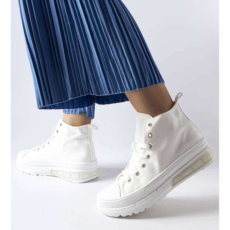 Inna Baskets montantes blanches de Quiet 1