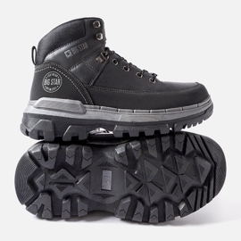 Bottes noires pour hommes Big Star KK174120 Noir 1