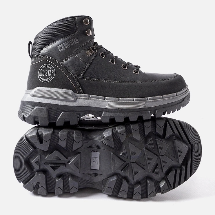 Bottes noires pour hommes Big Star KK174120 Noir 1