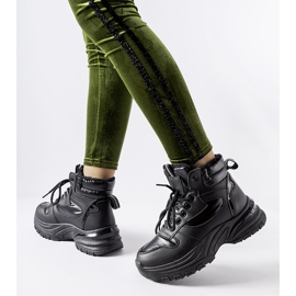 Evento Chaussures de sport d'hiver Giacinto isolées noires 2